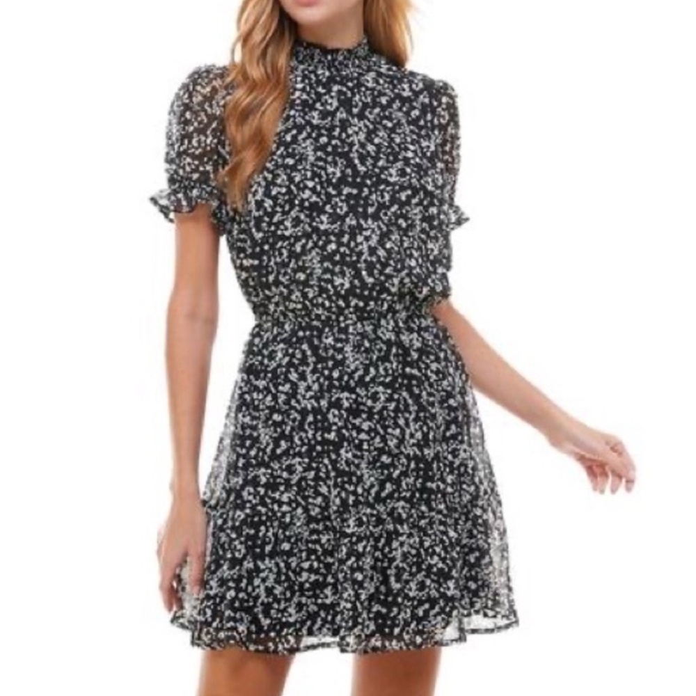 Crystal Doll Black and White Mini Dress XS Juniors